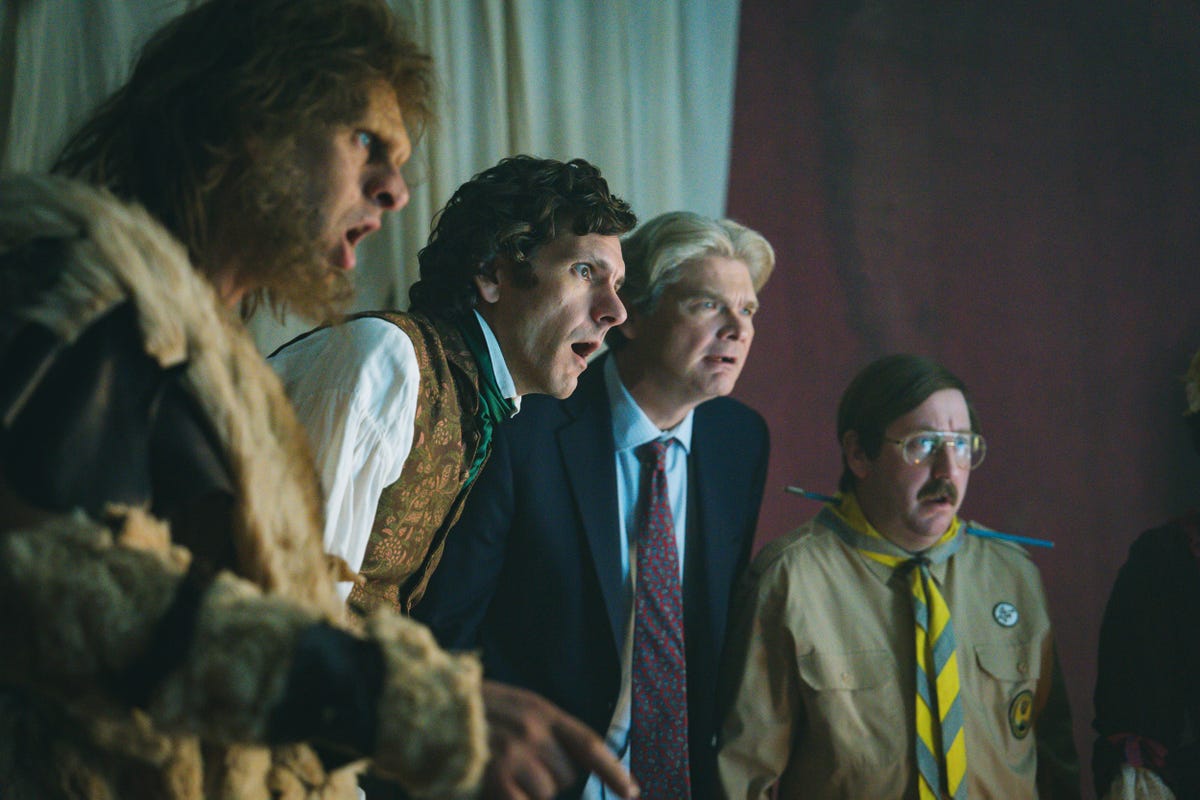 Ghosts cast react as Possession of Button House hits number 1 at the ...