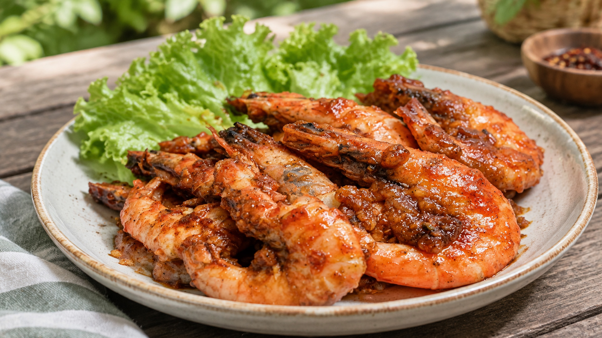What makes garlic butter shrimp so flavorful?