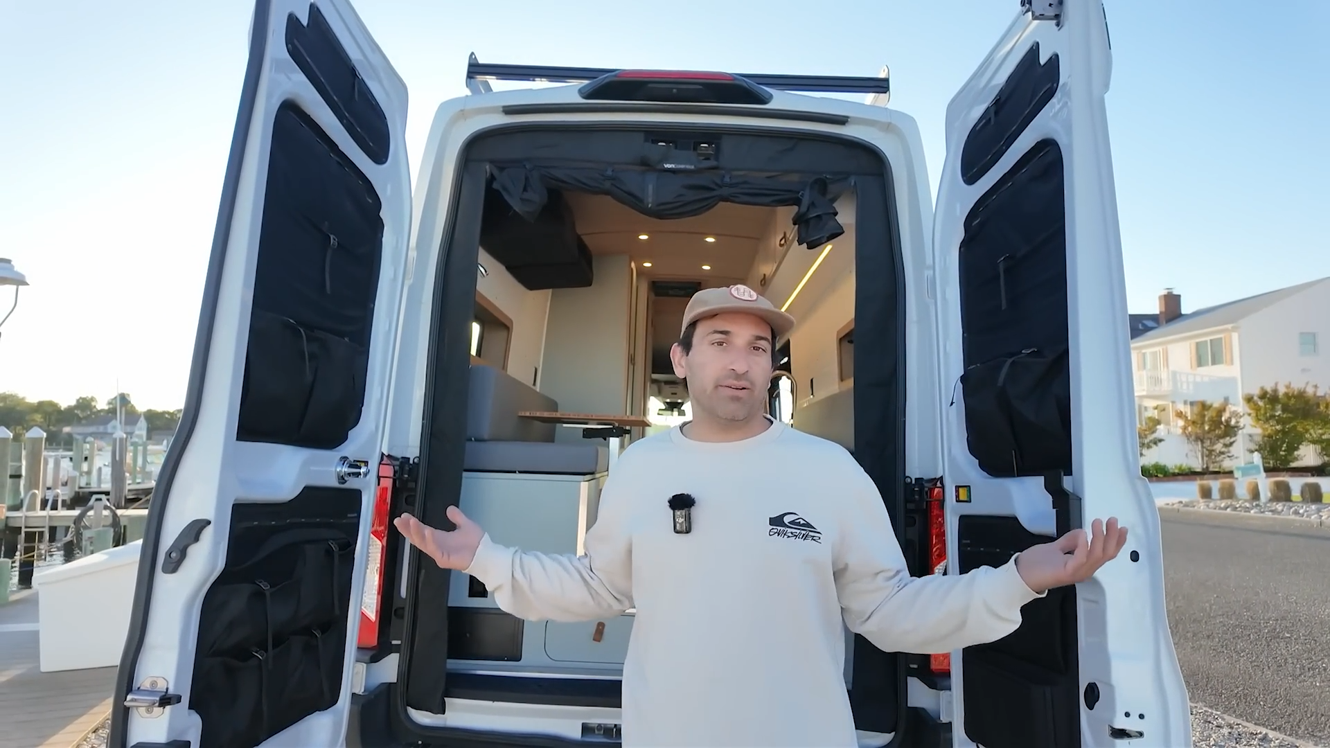 Expensive Ford Transit camper van conversion tour