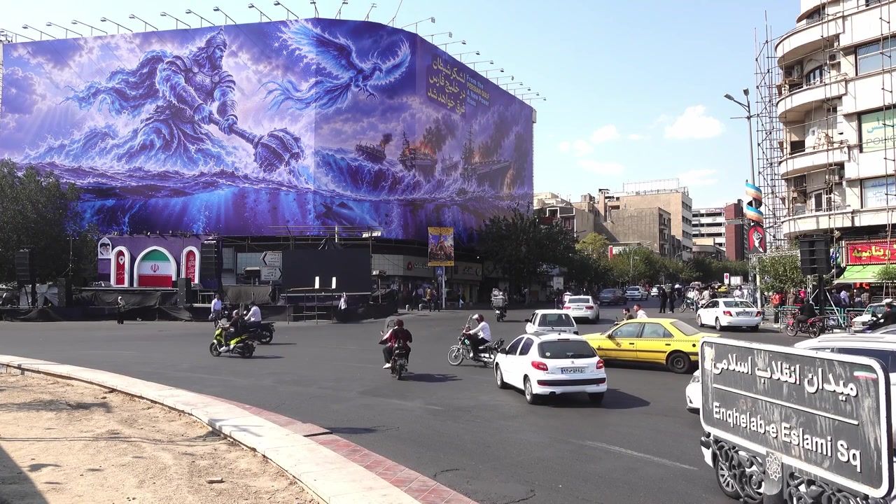 Iran's mythical mural threatens US soldiers in most chilling warning yet