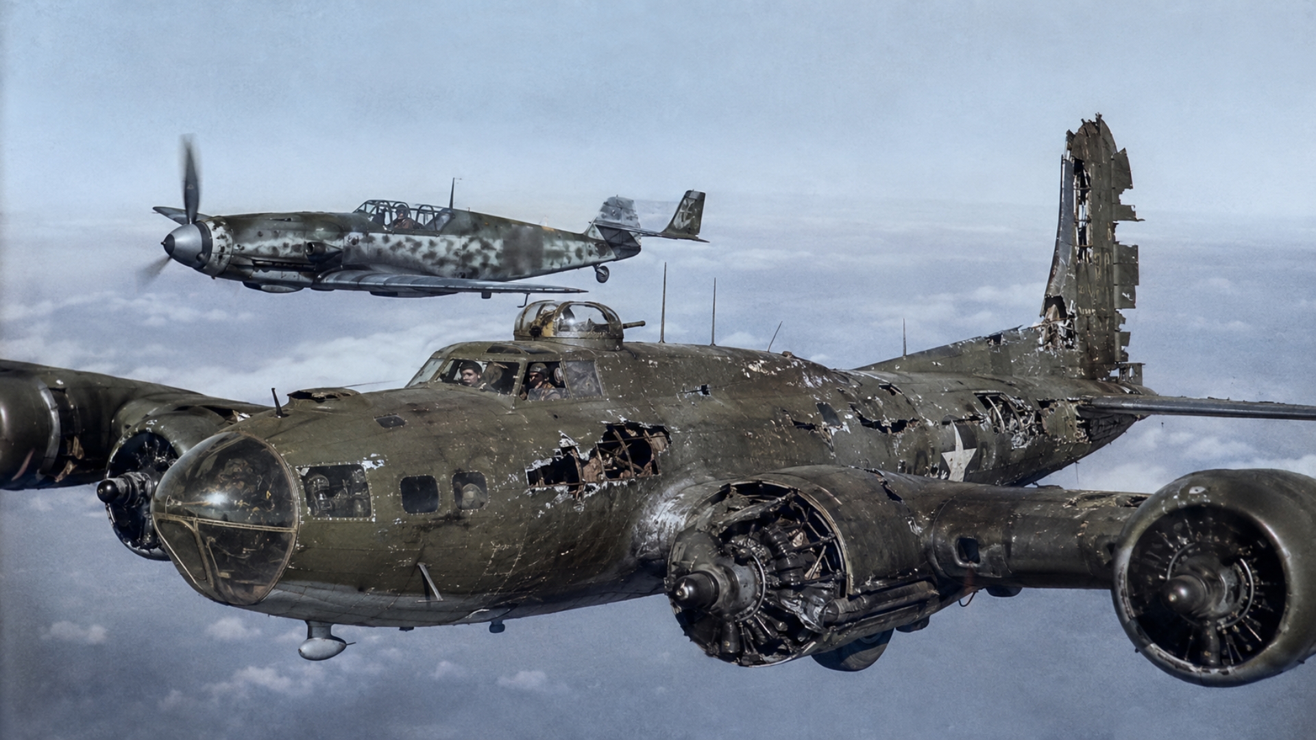 The World War II B-17 spared by a German fighter pilot