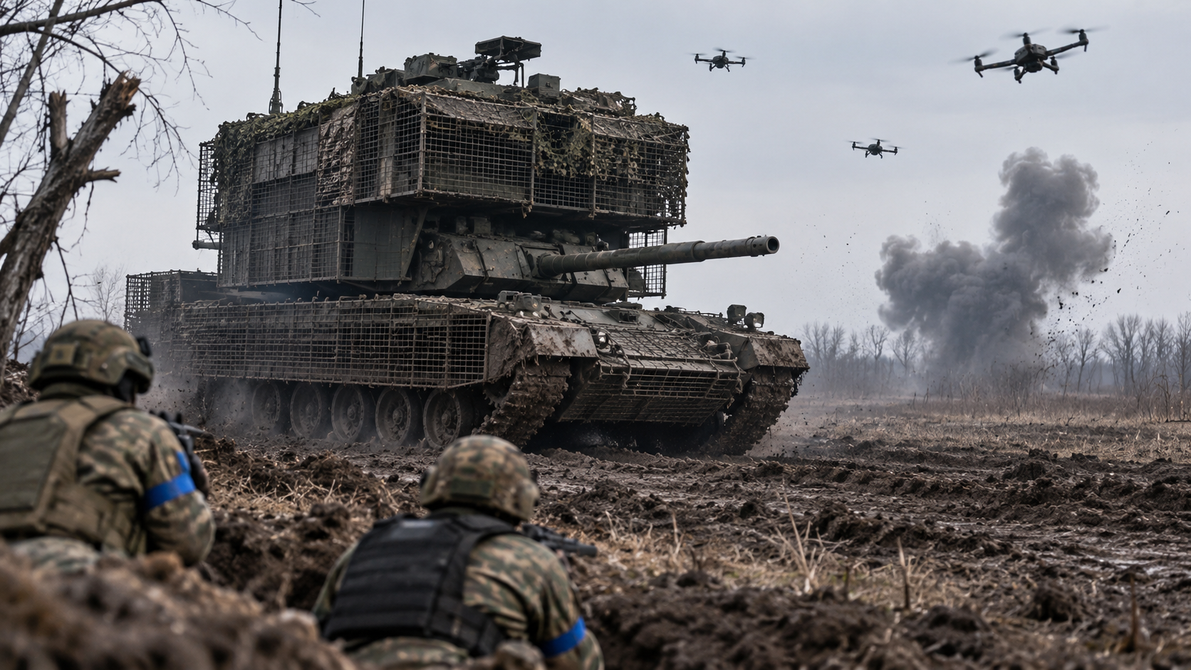 Watch Russia’s two-story tank monster break through Ukrainian lines ...