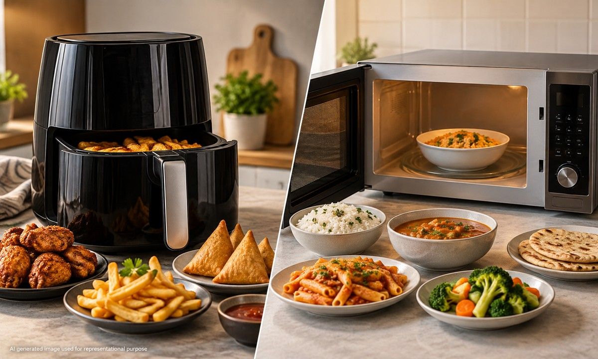 Air fryer vs microwave: What’s better to reheat different foods?