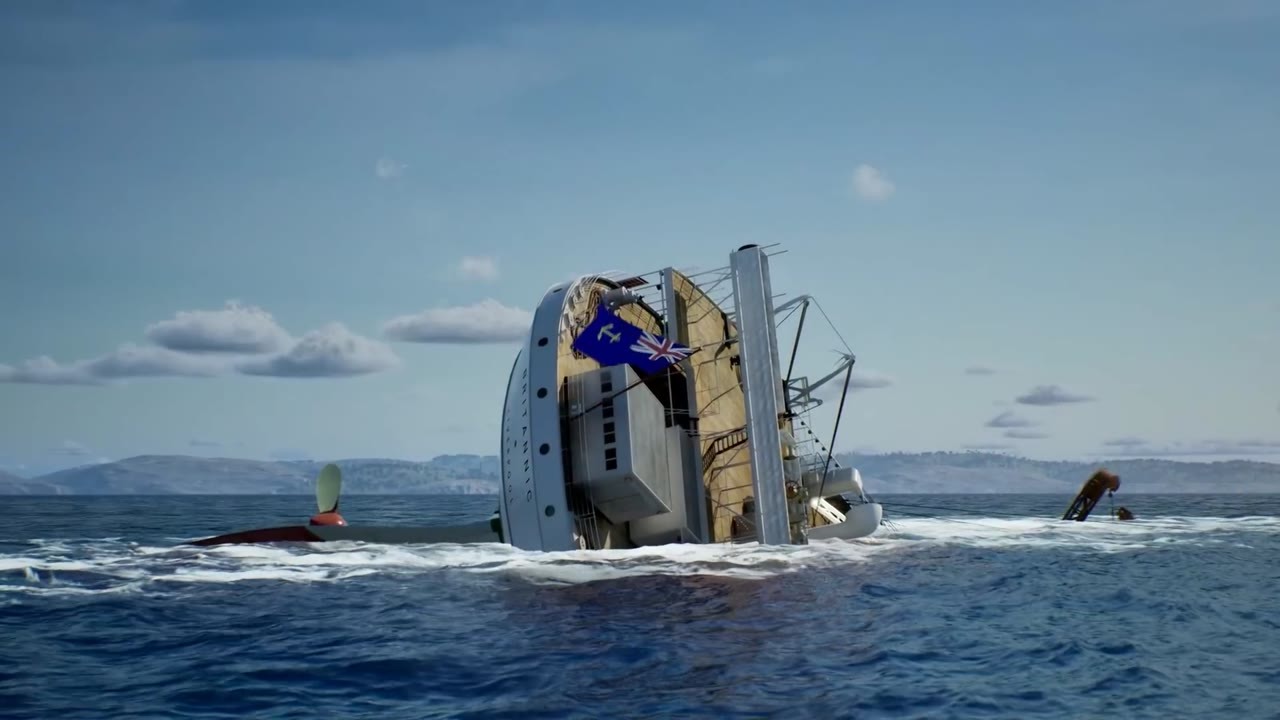 The moment Titanic went under - A tale of tragedy