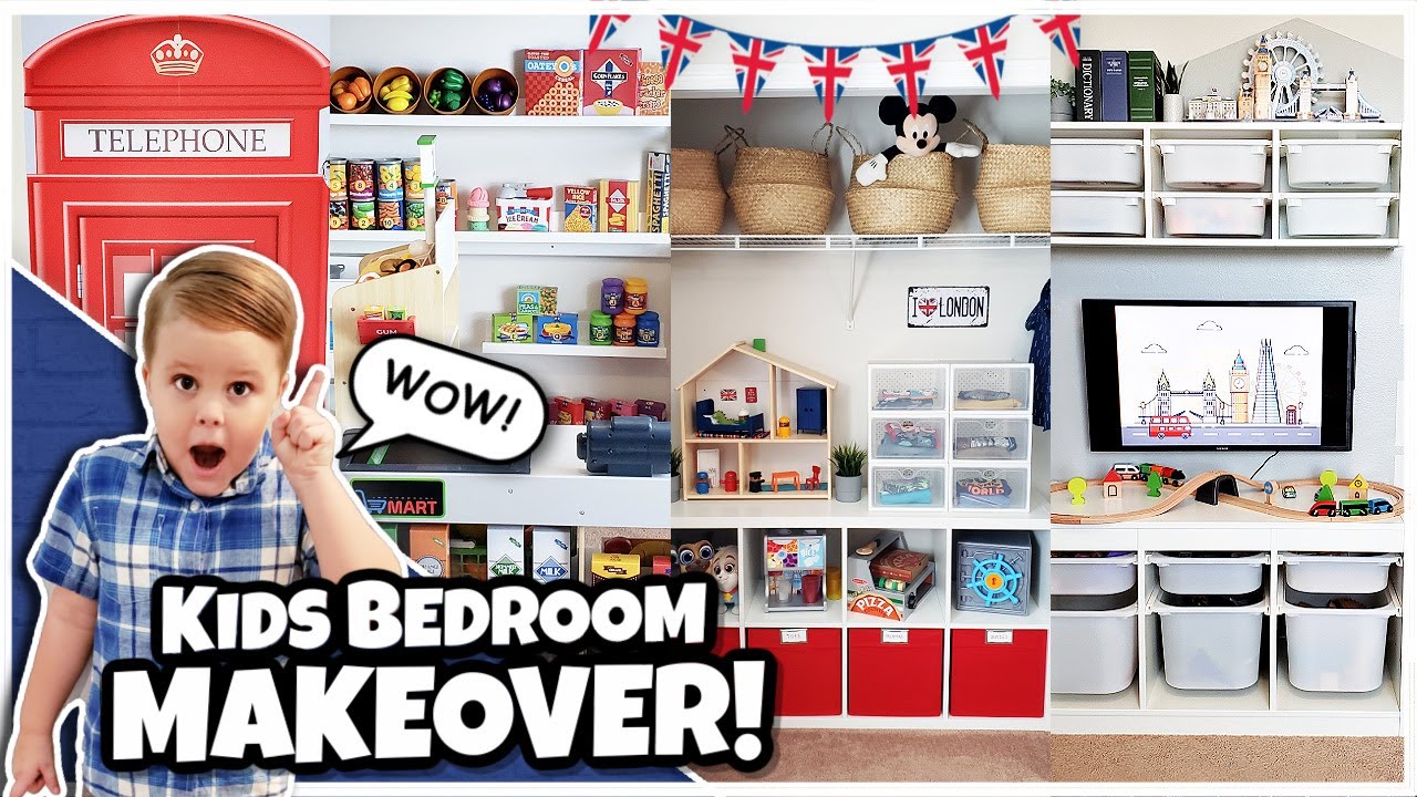 Extreme boys bedroom makeover | DIY room transformation