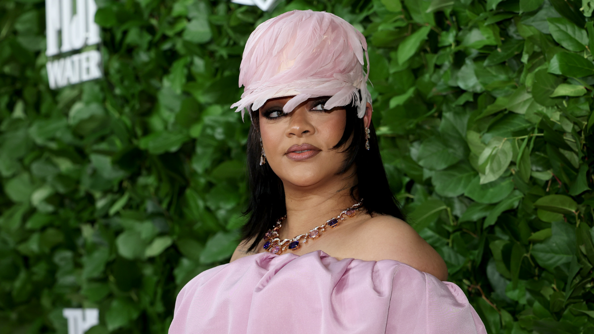 Rihanna & Rocki Irish wear matching pink dresses on daughter's 1st birthday