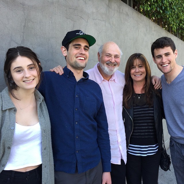 Nick (second from left) remained “emotionless” and “eerily calm” throughout the hearing. michelereiner/Instagram