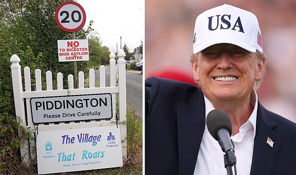 Welcome to TRUMP-ington! Village holding migrant camp indy ref calls ...