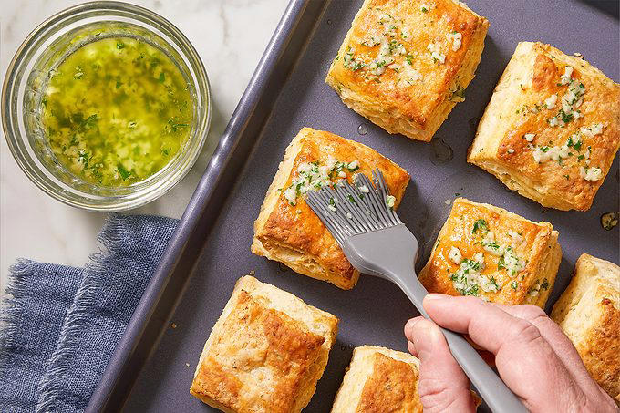 Garlic bread biscuits