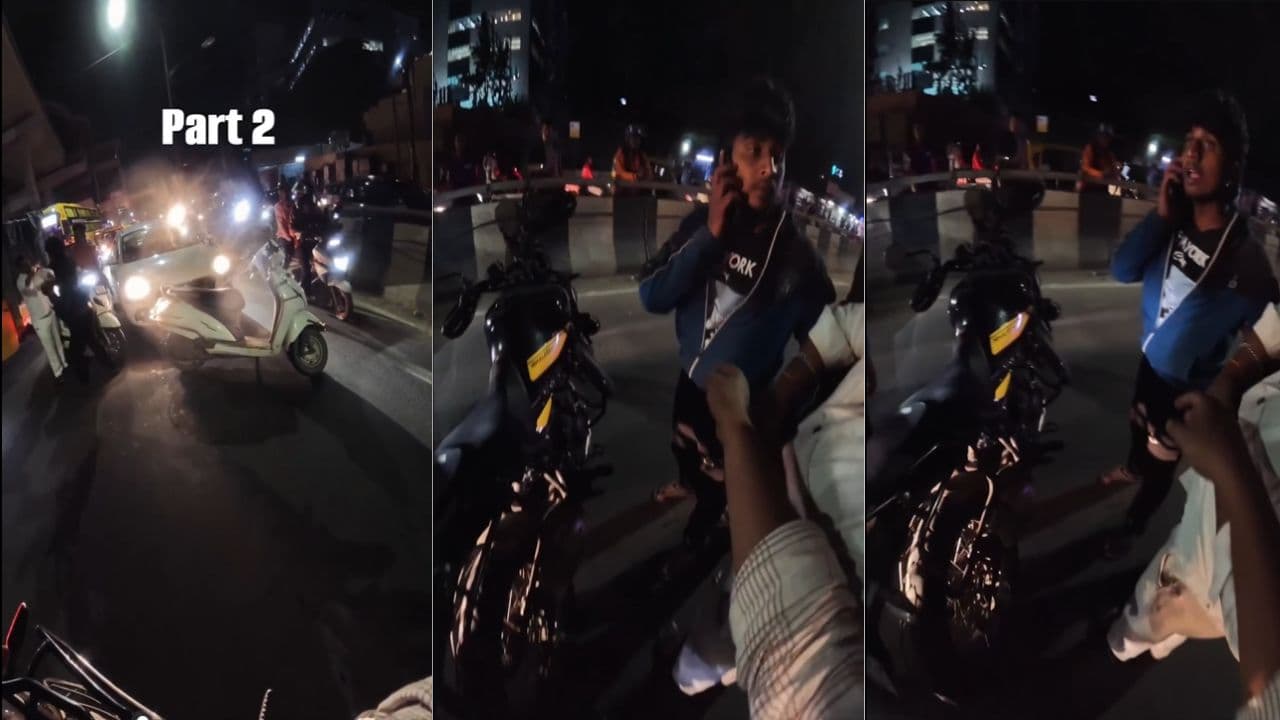 Bengaluru road rage: Viral video of fight leaves traffic at standstill ...