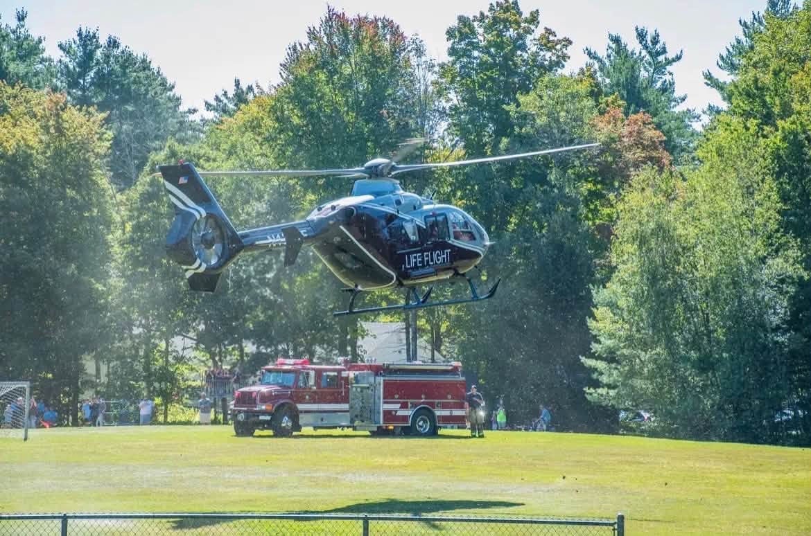 Massachusetts motorcyclist flown to hospital after crashing into bear