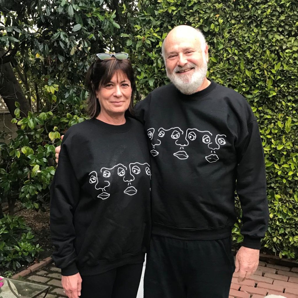 Hochman estimated that the trial itself would not occur before 2027. (Pictured: Rob and Michele.) @michelereiner/Instagram