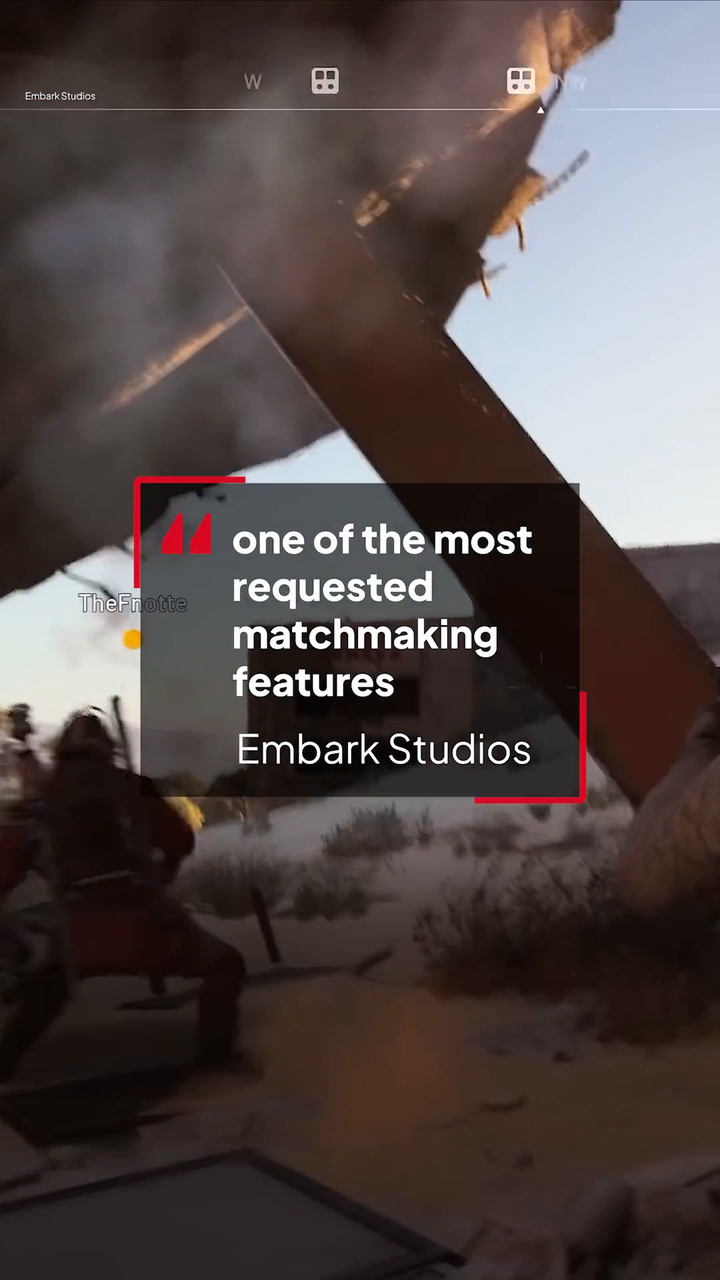 Arc Raiders adds highly requested matchmaking feature