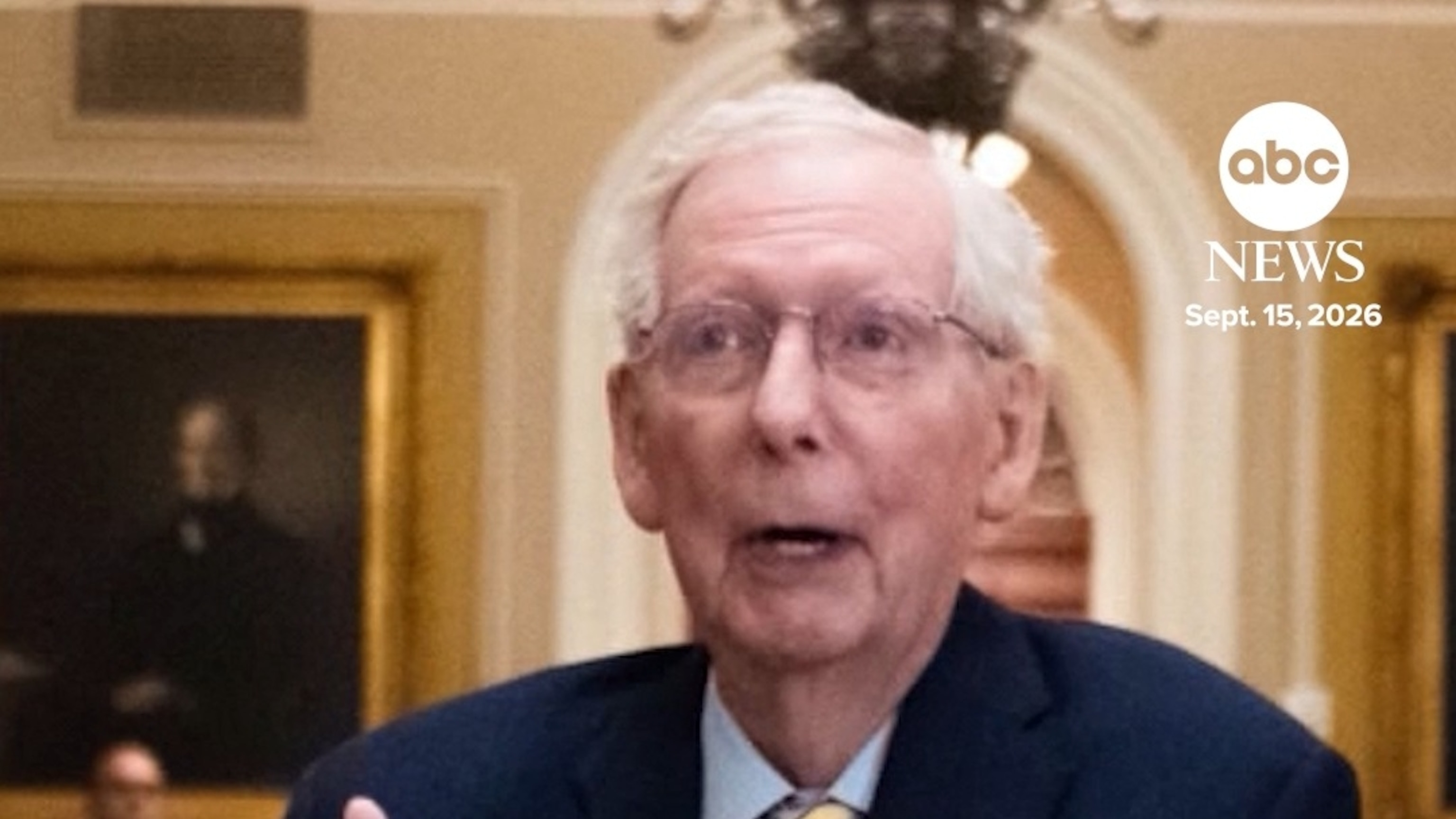 Sen. Mitch McConnell returns to Senate floor after hospitalization