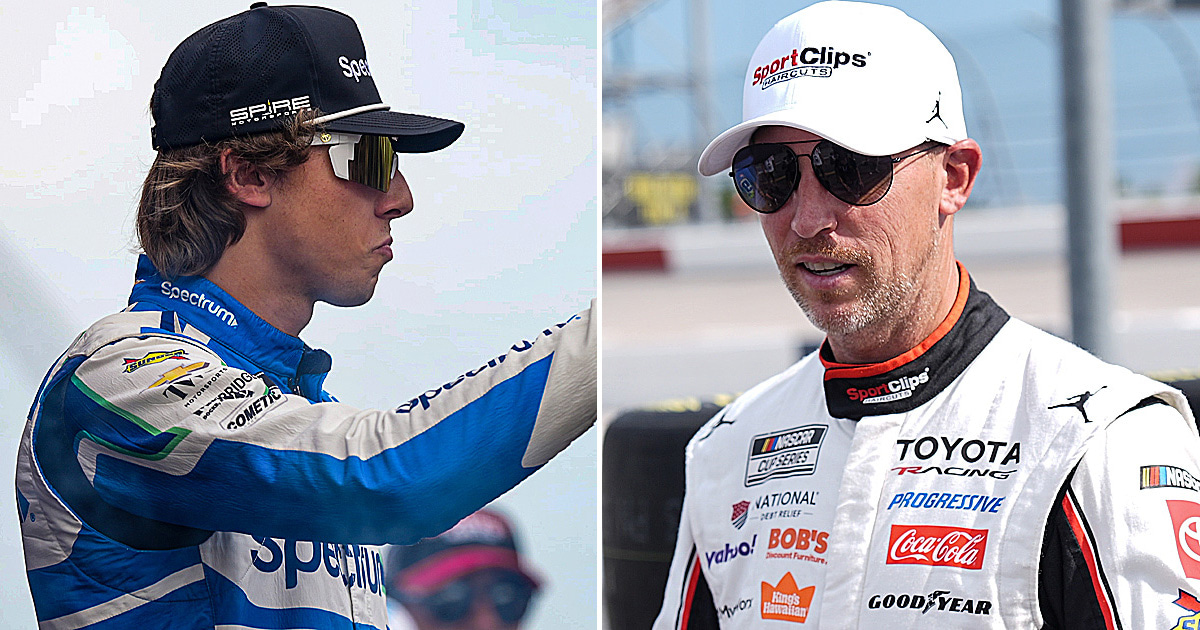 Denny Hamlin reveals private conversation with Carson Hocevar at Gateway