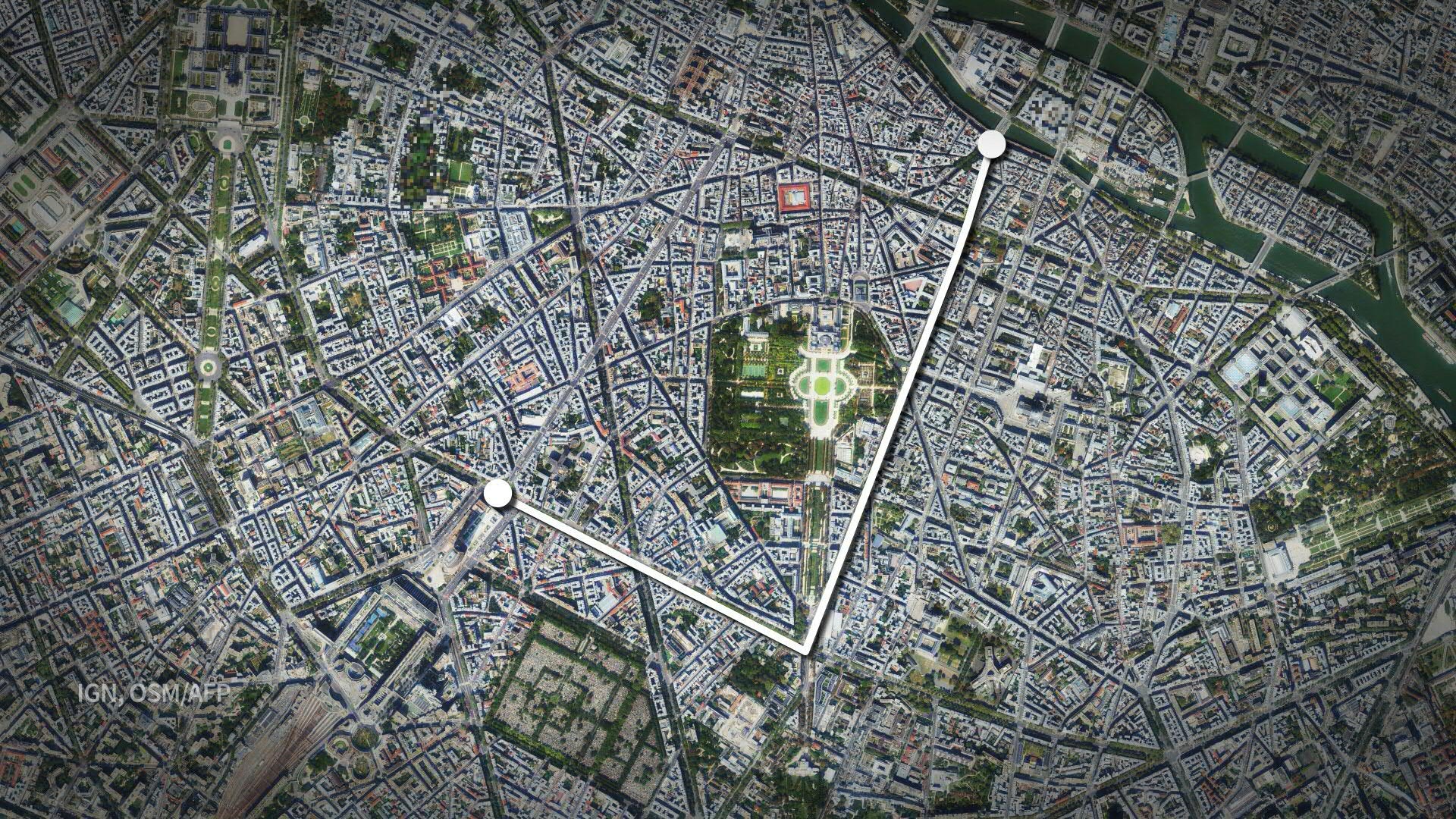 Animated map: Pope Leo XIV in Paris - ZZ version (no text on screen)