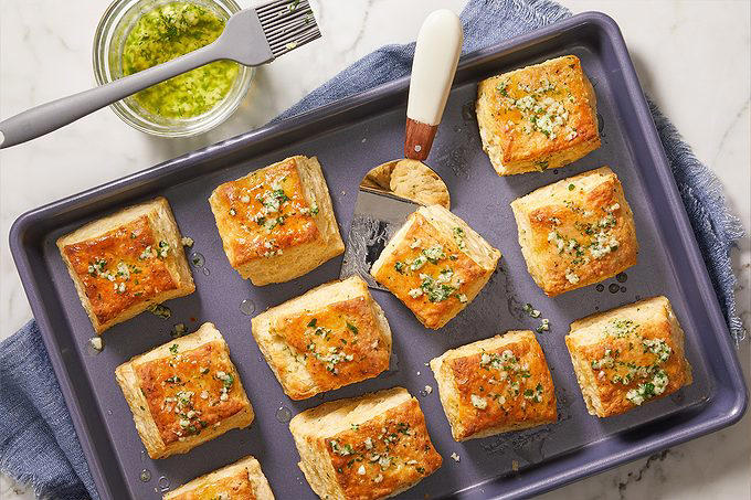 Garlic bread biscuits