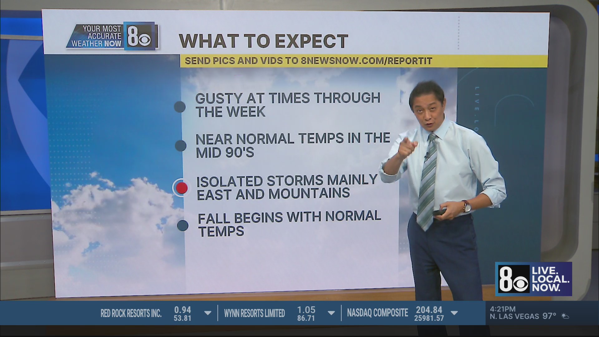 Tedd's forecast: Sept. 15, 2026