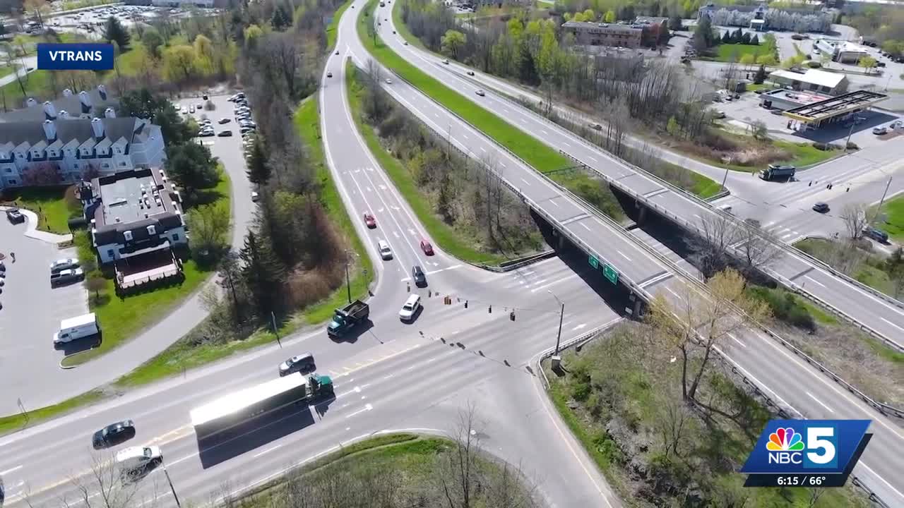 Vermont’s first diverging diamond opens Wednesday as I-89 Exit 16 ...