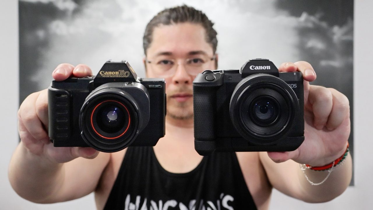 I got my hands on Canon's first retro camera – and it's not a retro camera at all (but it kinda is)