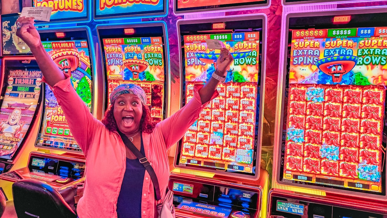 I thought I was pushing my luck on this slot machine… then this hit.