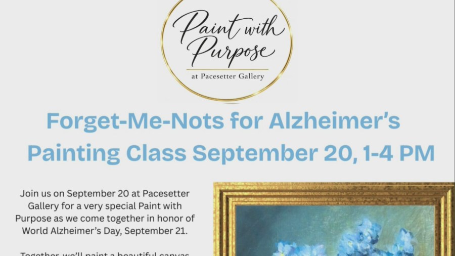 Paint with purpose to support Alzheimer’s Association