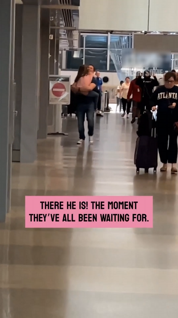 The daughter has a heartwarming reunion with her father after his six ...