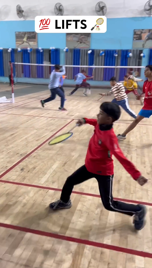 100 lift practice challenge for better badminton skills