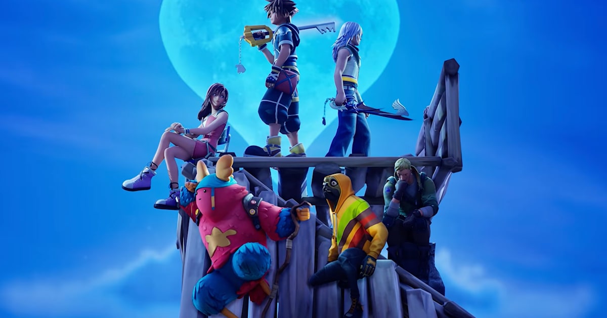 Fortnite recreates Kingdom Hearts 2 opening with Sora, Riku, Kairi and ...