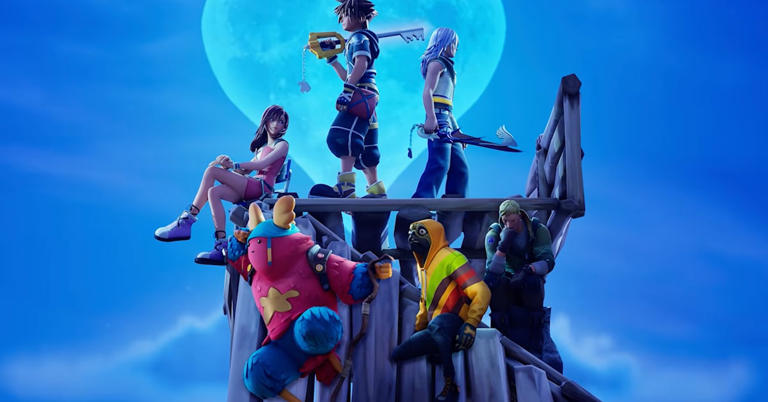 Fortnite recreates Kingdom Hearts 2 opening with Sora, Riku, Kairi and ...