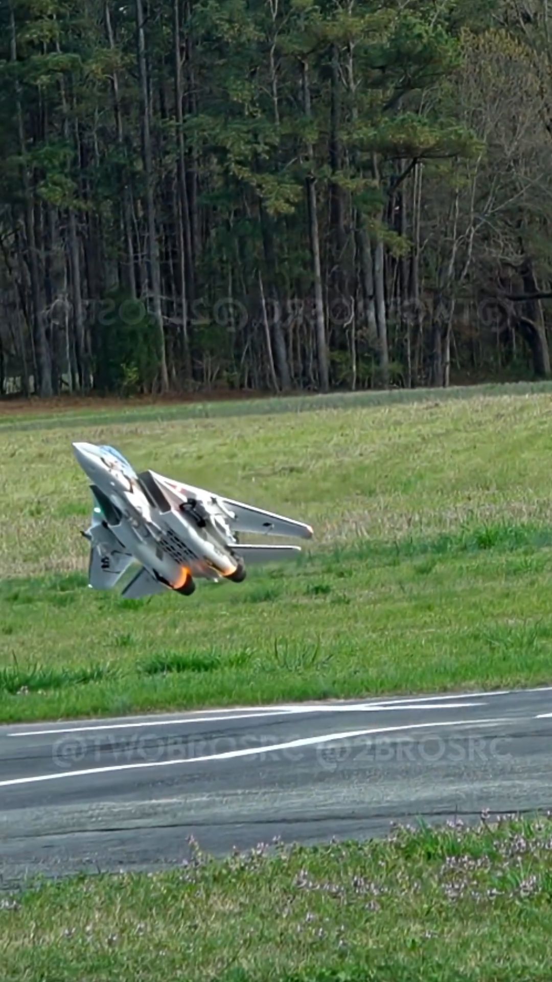 F-14A Tomcat RC plane performs an amazing high alpha pass