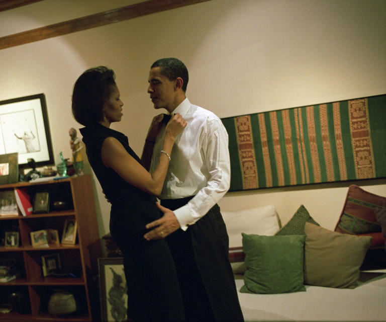 Michelle and Barack Obama’s woven wall art revives a 14th-century trend ...