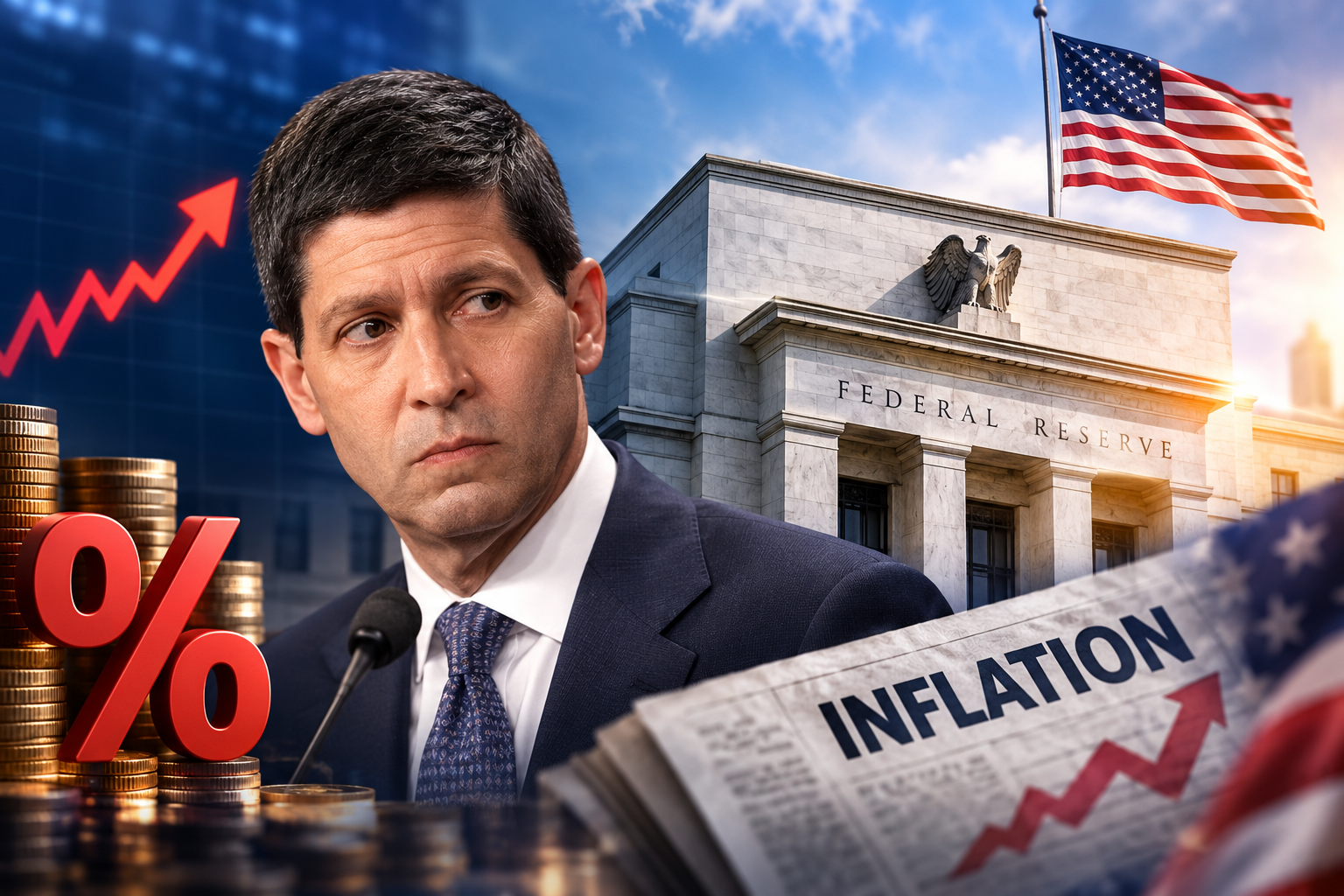 US market: Fed’s Warsh faces tough rate call as inflation remains sticky