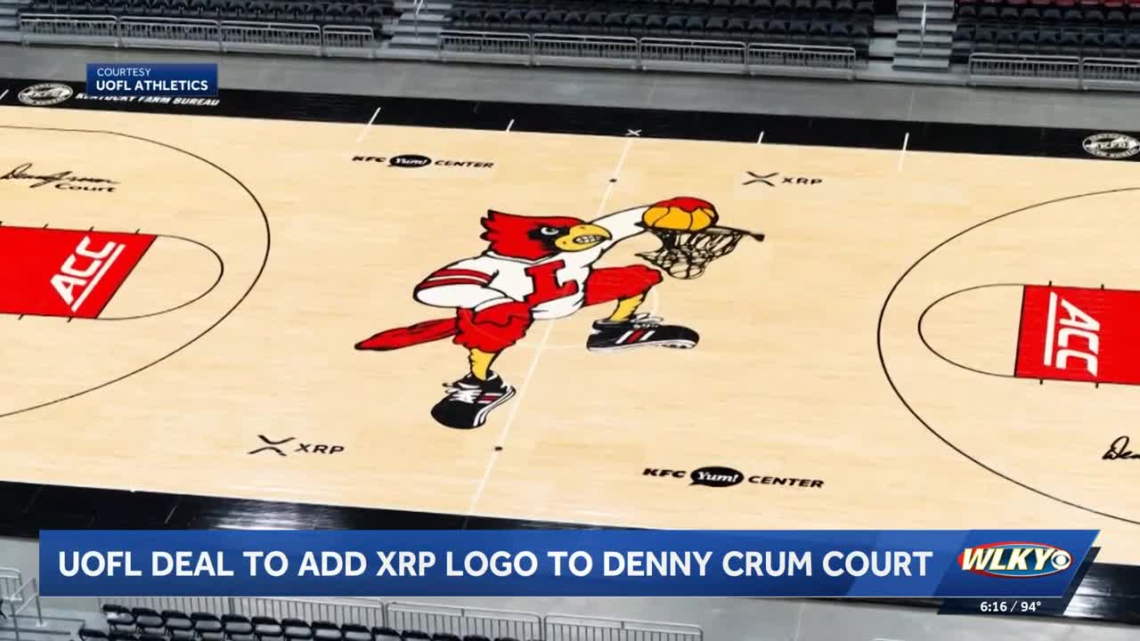 UOFL adding cryptocurrency logo to Denny Crum Court