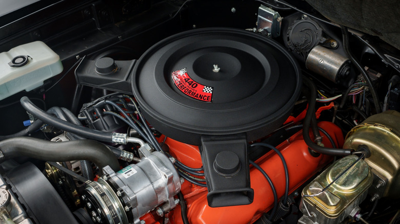 Why Mopar engines are painted orange