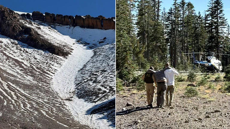 Mount Shasta climber recounts harrowing 500-foot slide, overnight crawl ...