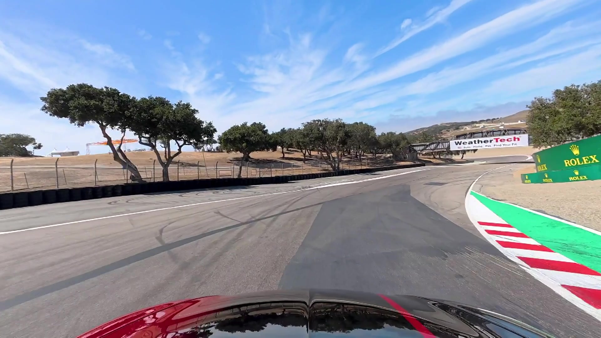 Bentley Supersport Dragon Red Design Theme Front Windshield Camera