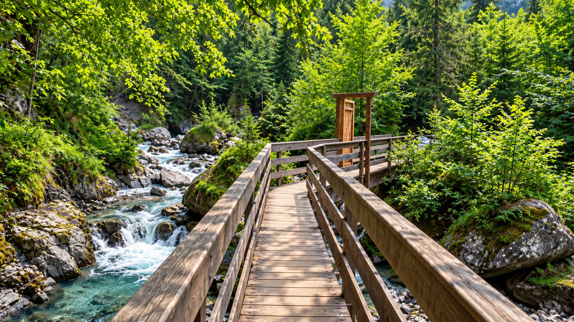 Would you walk through this Austrian gorge?