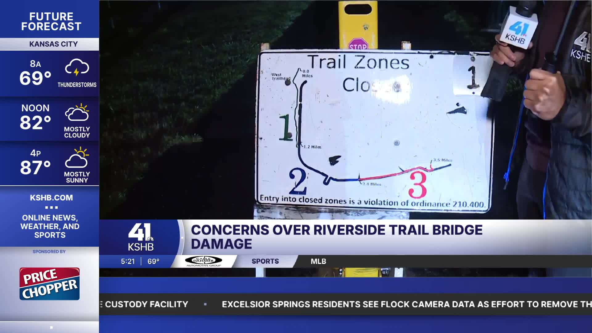Riverside bridge closure leaves trail users without a reopening timeline