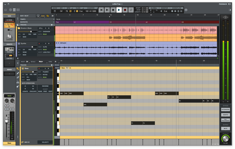 Universal Audio launches a major update to the free Luna DAW