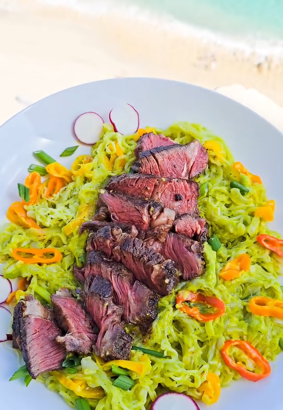 Bison ribeye steaks