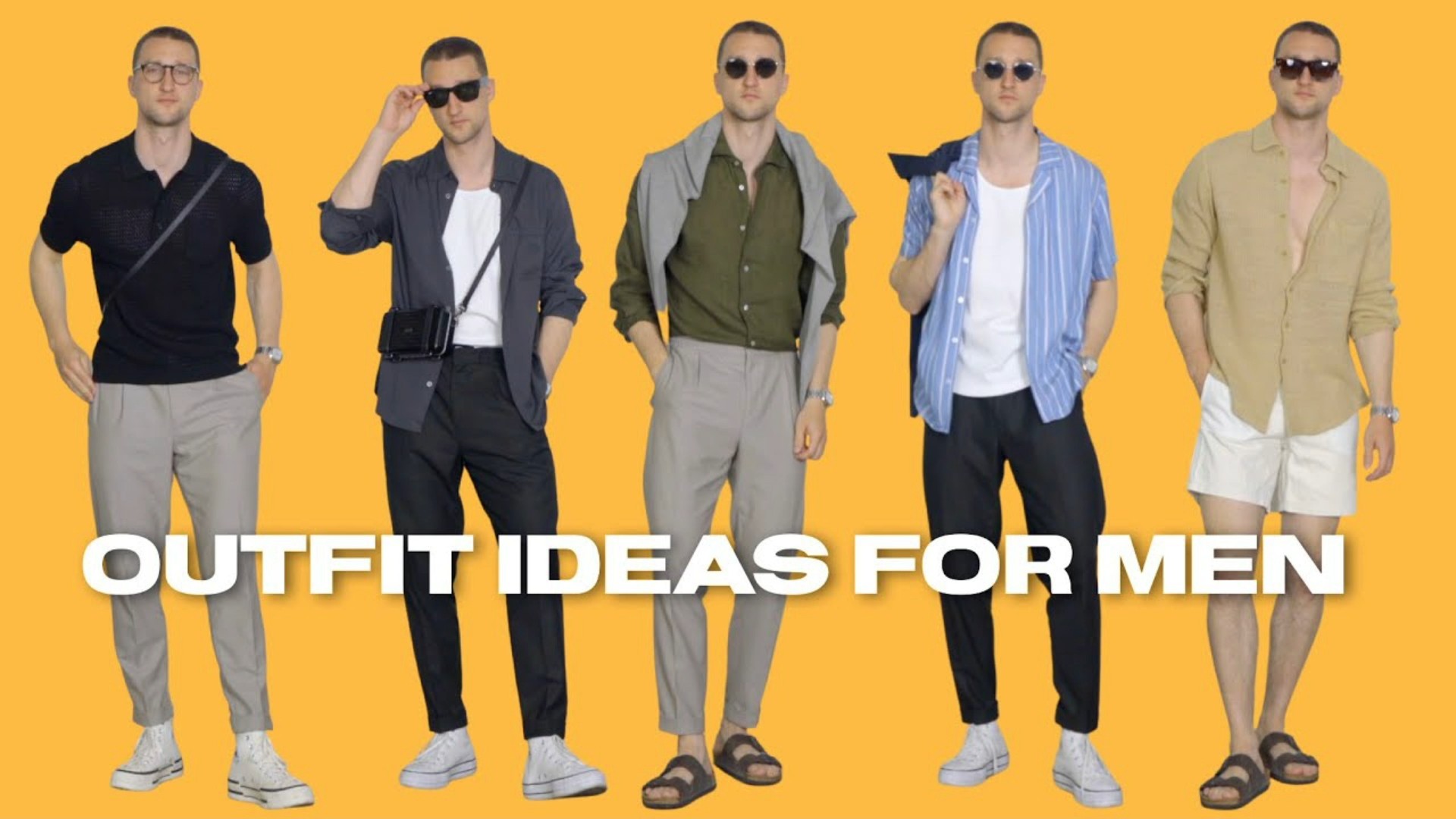 10 casual spring and summer outfit ideas every man can try ☀️👕
