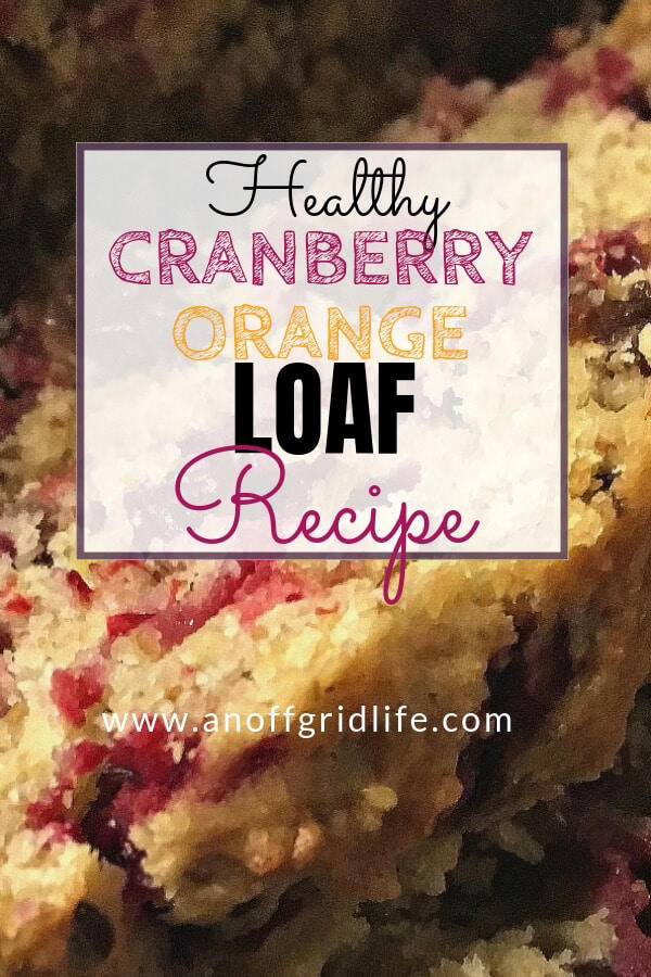Healthy cranberry orange loaf recipe for holiday leftovers