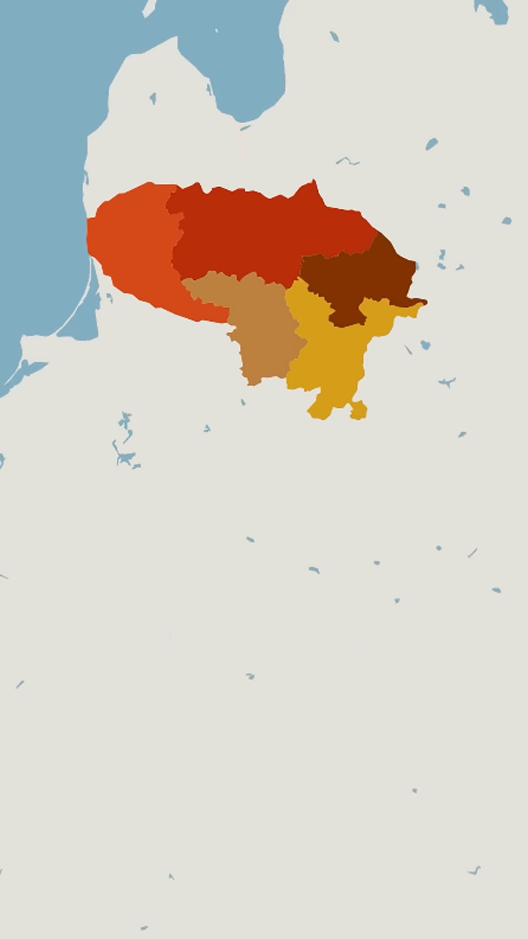 How did Lithuania's territory change over time?