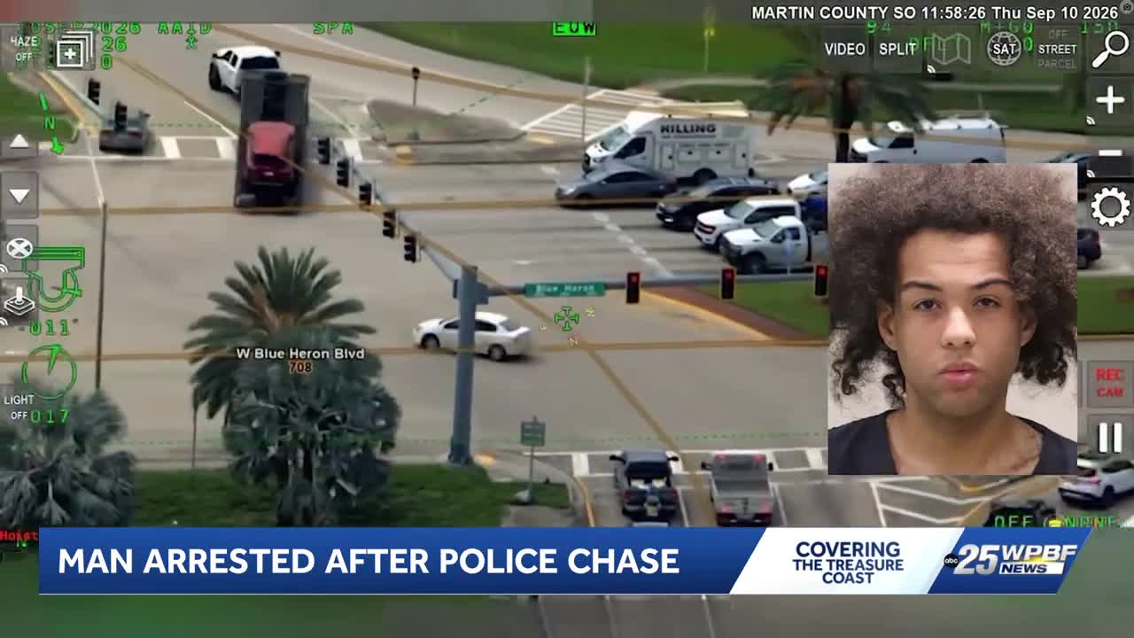 Publix theft suspect arrested after high-speed chase from Martin County ...