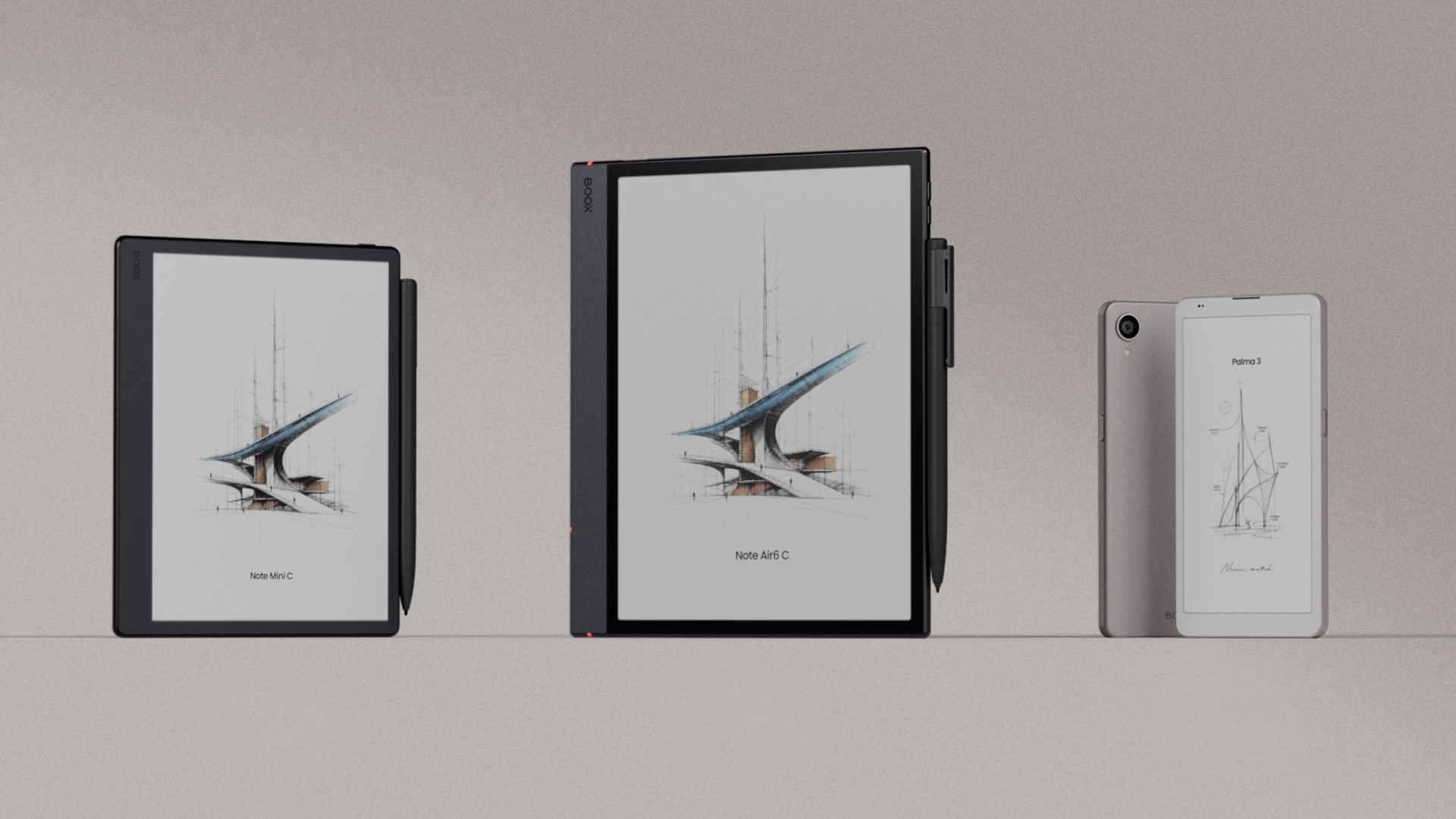 Boox just dropped 3 new devices: Meet the Palma 3, Note Air6 C, and ...