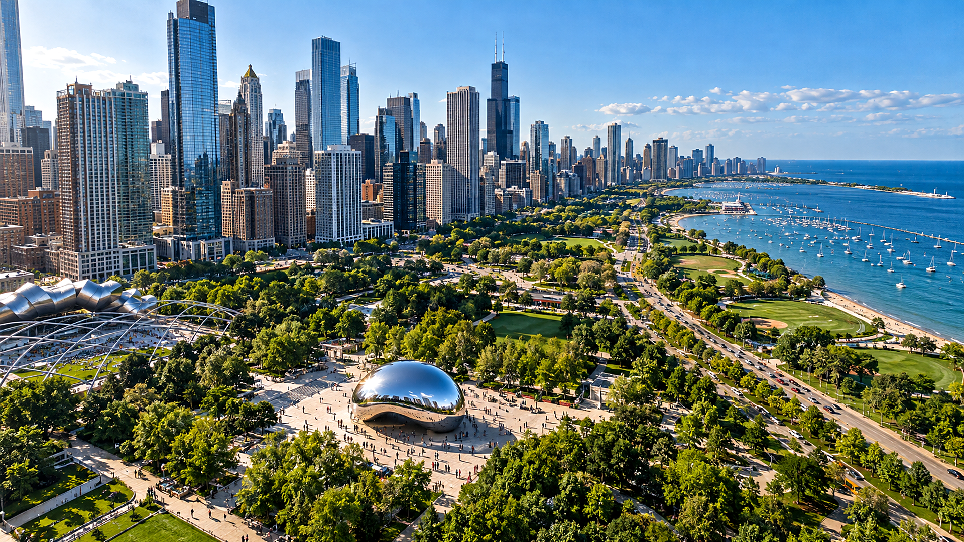 Chicago's lakefront, riverwalk, and forest preserves, the public spaces ...