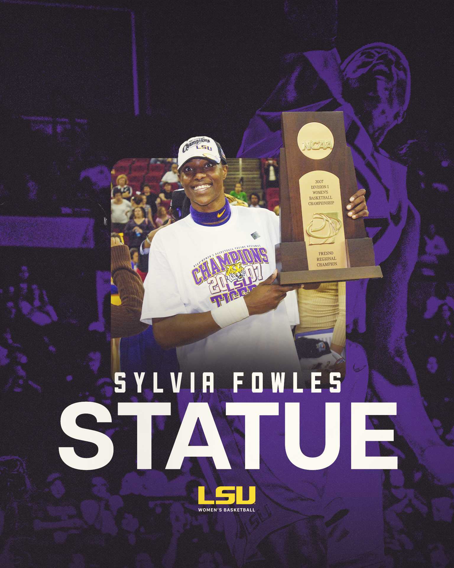 LSU will honor basketball legend Sylvia Fowles with a statue outside ...