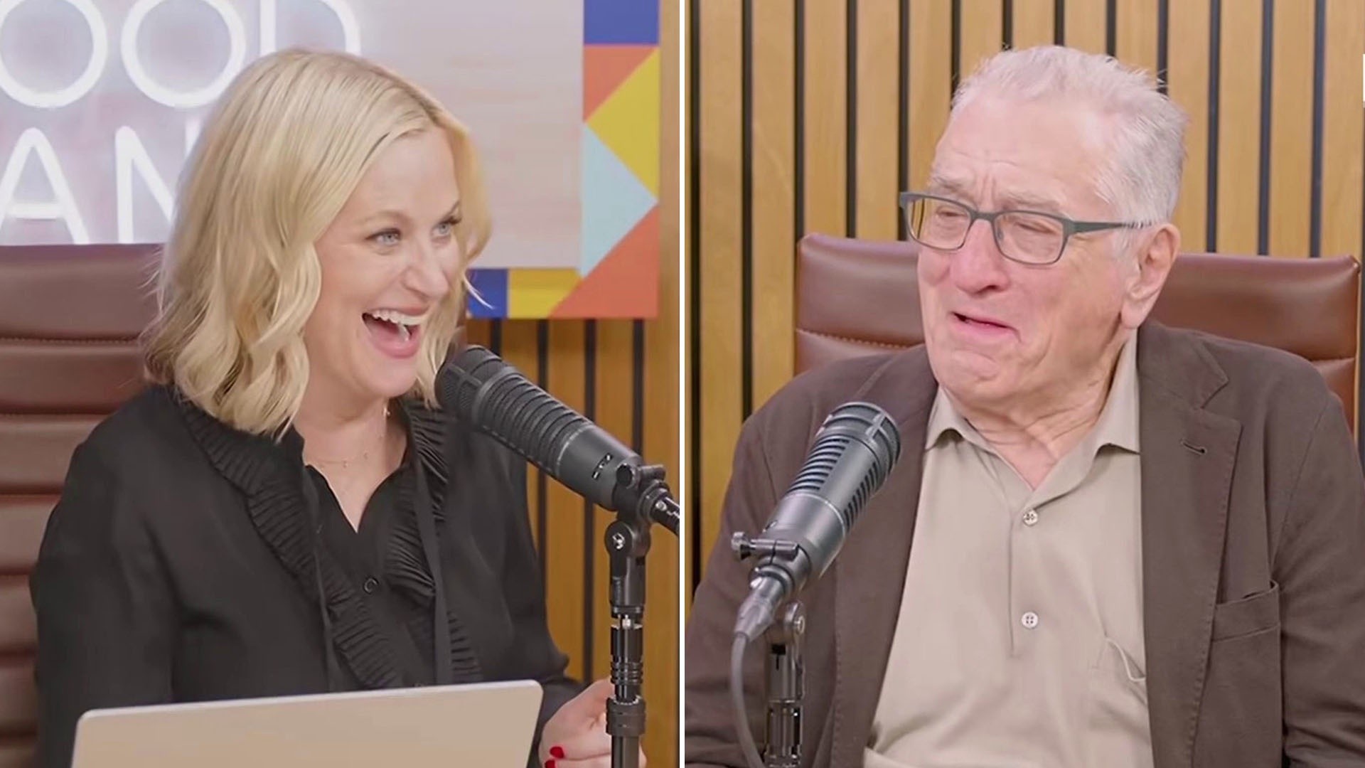 Robert De Niro gets chatty with Amy Poehler on 'Good Hang'