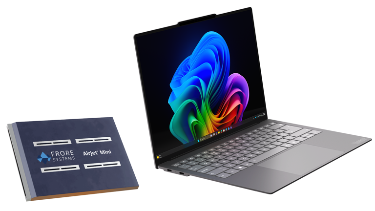 New laptop ditches fans and heat sinks for tiny 'cooling chips'